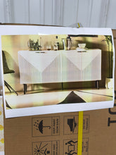 Kordt White Modern 63 in. W 4-Door Wood Sideboard with Adjustable Shelf! (NEW IN BOX)