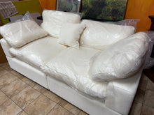 Modular Sofa Loveseat, Cream/White! (NEW)