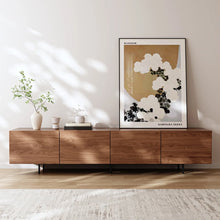 Modern 4-Door TV Stand Storage Credenza, 94.5” Wide! (NEW IN BOX)