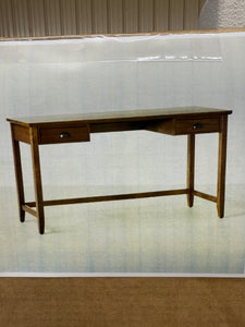 2-Drawer Rectangular Office Desk -Oak Brown! (NEW IN BOX)