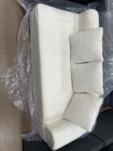 Minimalist Cream 3-Seater Frameless Sofa Couch (Includes Pillows) (NEW)