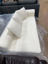 Minimalist Cream 3-Seater Frameless Sofa Couch (Includes Pillows) (NEW)