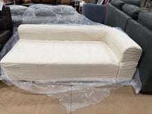 Minimalist Cream 3-Seater Frameless Sofa Couch (Includes Pillows) (NEW)