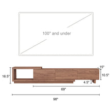 Modern 78.74"-103" Extendable TV Stand With Storage Drawers! (NEW IN BOX)