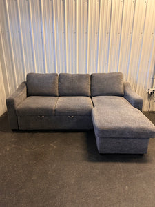 Coddle Aria Fabric Sleeper Sectional! (BRAND NEW)