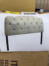 Home Design Angela Headboard, Warm Grey, Queen! (NEW IN BOX)
