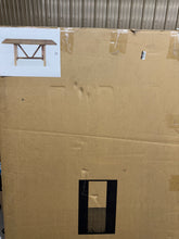 Grant Wood Dining Table Rustic Beige - Finch: Modern Farmhouse Style, Seats Six, Trestle Base! (NEW IN BOX - TABLE ONLY!)