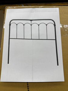 Hillsdale Furniture Jocelyn King Headboard, Black Sparkle! (NEW - HEADBOARD OR FOOTBOARD!)