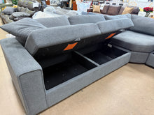 Thomasville Bryden Fabric Sectional with Storage Seats and Ottoman! (BRAND NEW - DEPARTMENT STORE FLOOR MODEL)