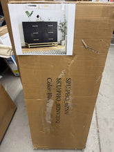 Dresser for Bedroom with 6 Drawer Double Dressers, Modern Wooden Dresser Chest, Black! (NEW IN BOX)