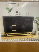 Dresser for Bedroom with 6 Drawer Double Dressers, Modern Wooden Dresser Chest, Black! (NEW IN BOX)