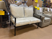 Searsburg Aluminum Deep Seating Outdoor Patio Loveseat - Black - Threshold! (NEW IN BOX)