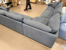 Thomasville Bryden Fabric Sectional with Storage Seats and Ottoman! (BRAND NEW - DEPARTMENT STORE FLOOR MODEL)
