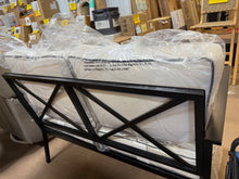 Searsburg Aluminum Deep Seating Outdoor Patio Loveseat - Black - Threshold! (NEW IN BOX)
