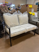 Searsburg Aluminum Deep Seating Outdoor Patio Loveseat - Black - Threshold! (NEW IN BOX)