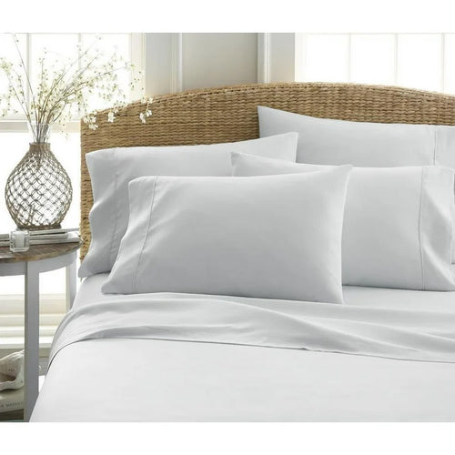 Queen, Simply Soft 6-Piece Wrinkle Free Microfiber Sheet Set with 16