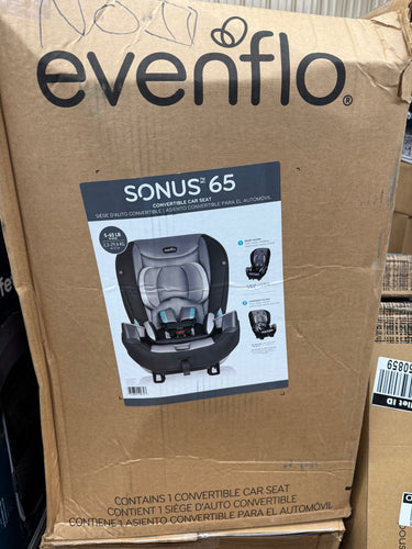 Evenflo Sonus 65 Convertible Car Seat, City Lights! (NEW IN BOX)