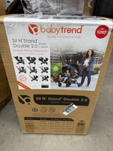 Baby Trend Sit N' Stand Double 2.0 Stroller - Madrid Black! (NEW IN BOX)