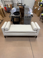 Rosie 64.25 in. Modern Upholstered Bedroom Bench with Armrests! (NEW & ASSEMBLED)