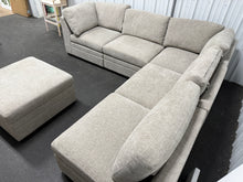Thomasville Tisdale Fabric Sectional with Storage Ottoman!! BRAND NEW - LIGHT GREY!