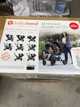 Baby Trend Sit N' Stand Double 2.0 Stroller - Madrid Black! (NEW IN BOX)