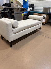 Rosie 64.25 in. Modern Upholstered Bedroom Bench with Armrests! (NEW & ASSEMBLED)