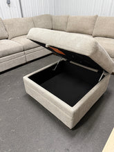 Thomasville Tisdale Fabric Sectional with Storage Ottoman!! BRAND NEW - LIGHT GREY!