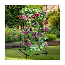 A-Frame Garden Trellis Iron Climbing Plants Green Bean Grow Support Stand With Nylon Net! (NEW IN BOX)