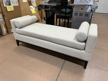 Rosie 64.25 in. Modern Upholstered Bedroom Bench with Armrests! (NEW & ASSEMBLED)