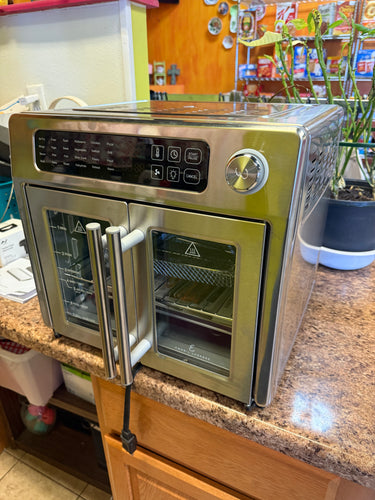 Emeril Lagasse Stainless Steel 10-in-1 French Door AirFryer 360!

-Lightly Used, Very clean