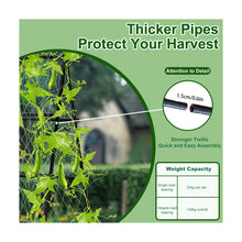 A-Frame Garden Trellis Iron Climbing Plants Green Bean Grow Support Stand With Nylon Net! (NEW IN BOX)