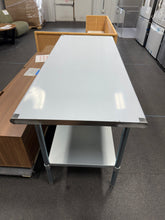 Woodford NSF Certified Stainless Steel Prep and Work Table with Undershelf! (NEW & ASSEMBLED - DENTED)