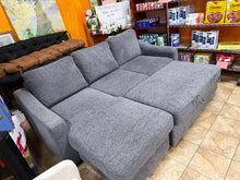 Coddle Cameron Convertible Sofa with Reversible Chaise and Storage, Grey! (NEW) - (REVERSIBLE CHAISE OTTOMAN!)
