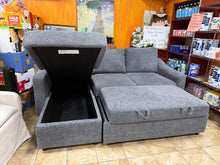 Coddle Cameron Convertible Sofa with Reversible Chaise and Storage, Grey! (NEW) - (REVERSIBLE CHAISE OTTOMAN!)