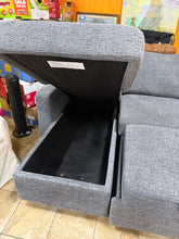 Coddle Cameron Convertible Sofa with Reversible Chaise and Storage, Grey! (NEW) - (REVERSIBLE CHAISE OTTOMAN!)