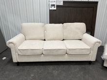 Modern Linen 3-seater Sofa