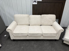 Modern Linen 3-seater Sofa