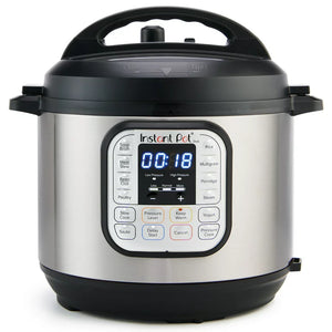 Instant Pot Duo 8-Quart 7-in-1 Electric Pressure Cooker, Slow Cooker, Rice Cooker, Steamer, Sauté, Yogurt Maker, Warmer & Sterilizer, Includes Free App with over 1900 Recipes, Stainless Steel! (USED ONCE - LIKE NEW - DENTED)