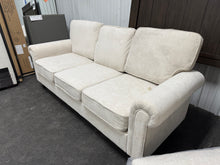Modern Linen 3-seater Sofa