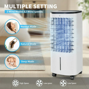 SUGIFT 206 Evaporative Portable Air Cooler Fan & Humidifier, White! (NEW IN BOX)