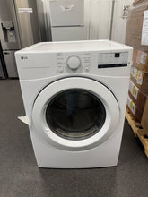 LG 7.4 Cu. Ft. vented Stackable Electric Dryer in White with Sensor Dry! (NEW - SCRATCH/DENT)