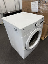 LG 7.4 Cu. Ft. vented Stackable Electric Dryer in White with Sensor Dry! (NEW - SCRATCH/DENT)