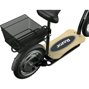 Razor EcoSmart Metro HD Electric Scooter with Padded Seat, for Ages 16+ and up to 220 lbs, 16" Pneumatic Tires, 350W Hub Motor, Up to 15.5 mph and 15.5-mile Range, 36V Sealed Lead-Acid Battery**New in box**