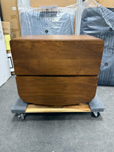 Burke Solid Wood 2-Drawer Nightstand