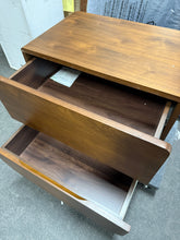 Burke Solid Wood 2-Drawer Nightstand