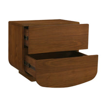 Burke Solid Wood 2-Drawer Nightstand