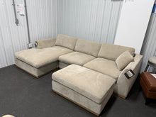 Henredon Caley Reversible Sofa Chaise with Ottoman