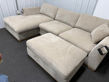 Henredon Caley Reversible Sofa Chaise with Ottoman