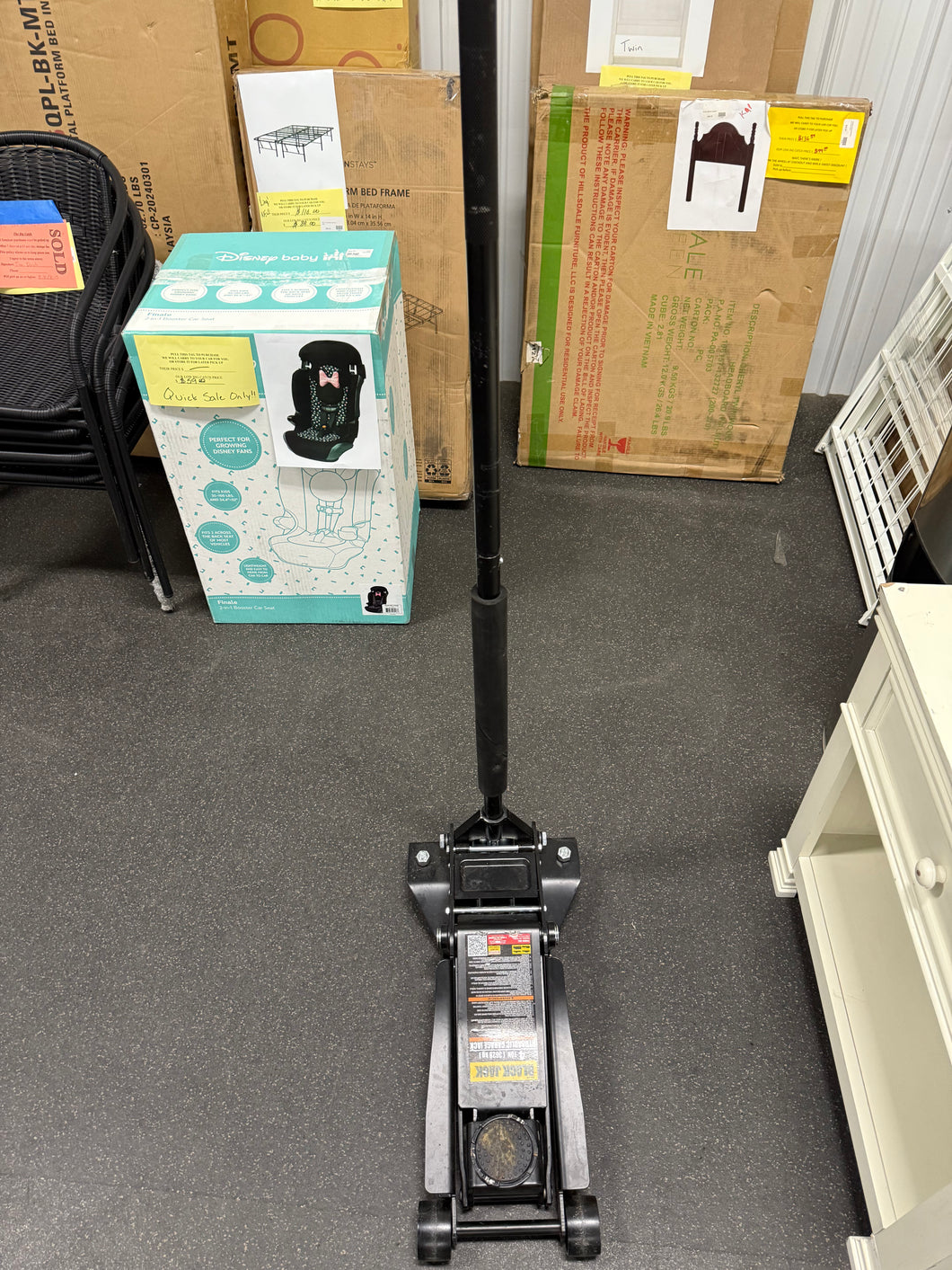 Black Jack T84009W Heavy Duty Garage Jack with Dual Pump, 4 Ton Black! (NEW OUT OF BOX)