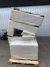 SALVAGE SPECIAL LOWELL 8PC SECTIONAL - ALL WHITE - NEW NEVER USED - DRAGGED ON FLOOR OF PREVIOUS WAREHOUSE - HAS DIRT SPOTS RANDOMLY ALL OVER!